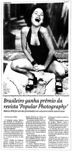 Jornal Folha de São Paulo Popular Photography
